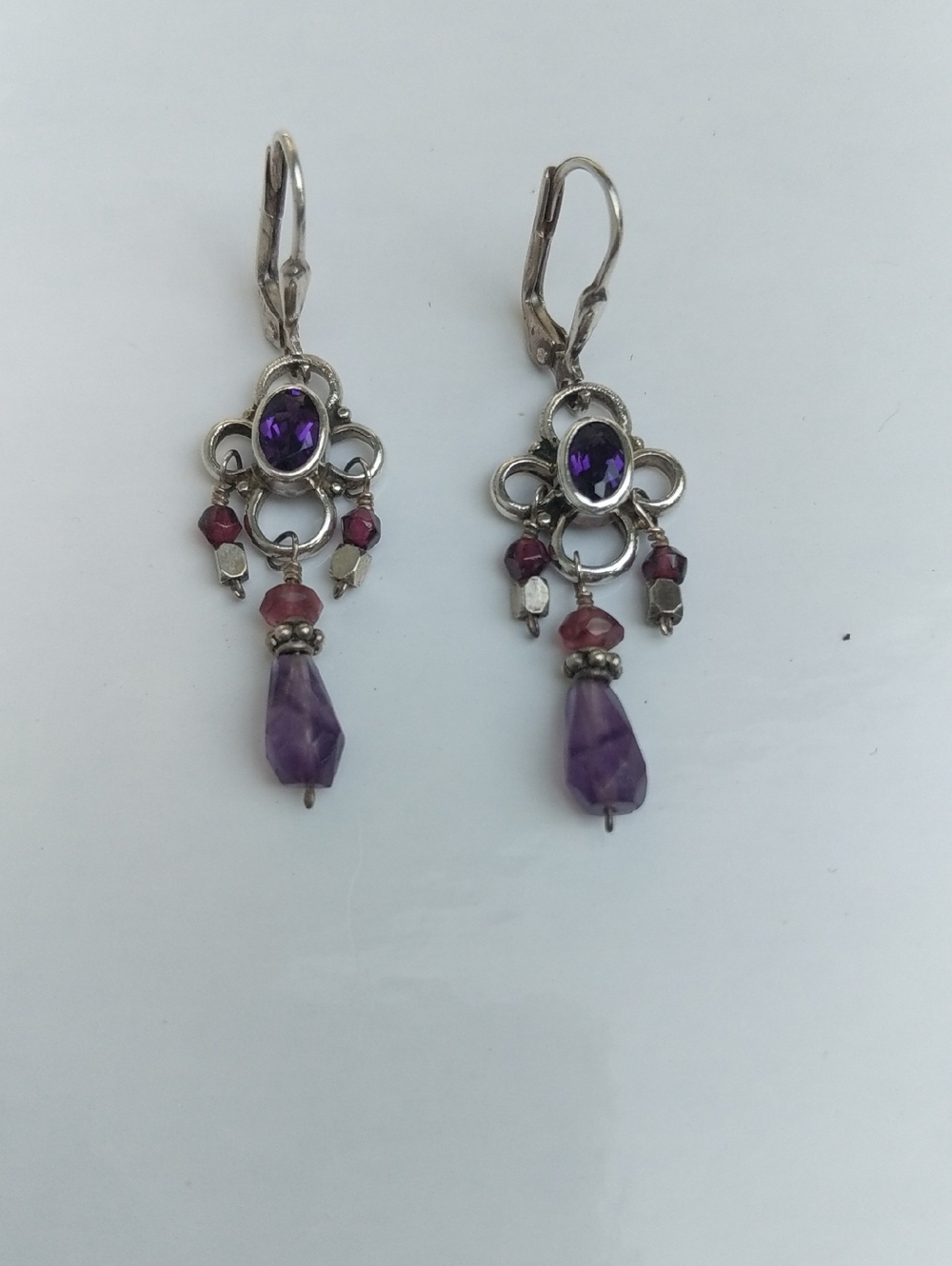 Sterling Silver Amethyst Earrings